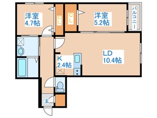 S-RESIDENCE大通東の物件間取画像